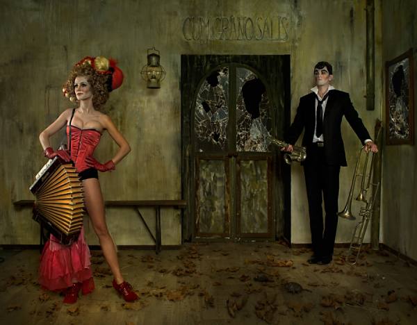 Photograph Peter Kemp Accordeon on One Eyeland